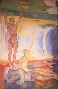 Edvard Munch Wake oil painting on canvas